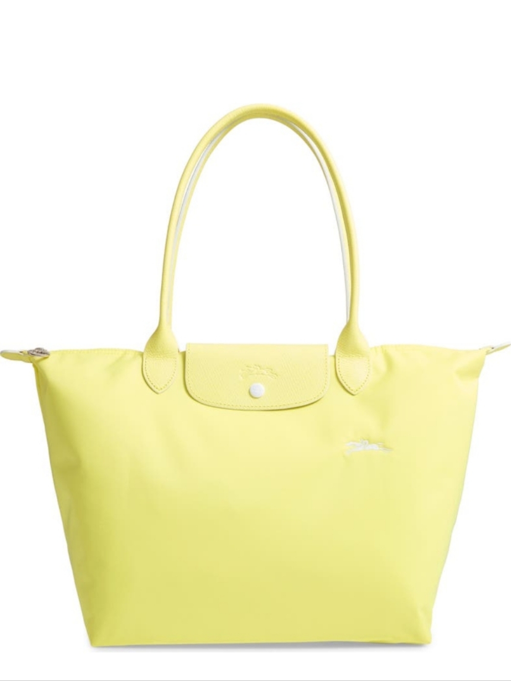 Longchamp Le pliage Club large should tote bag in Yellow